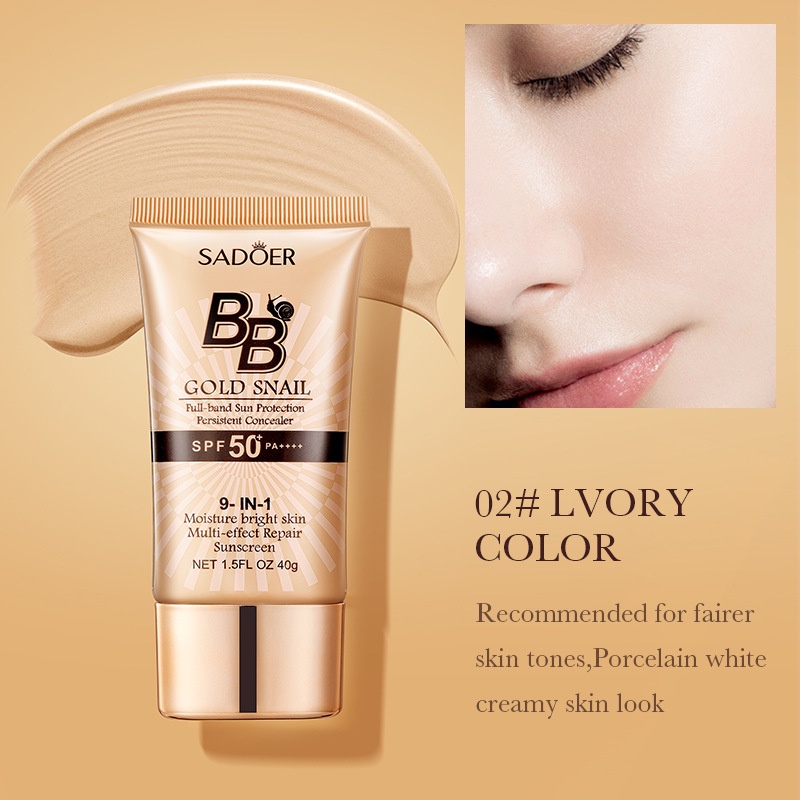 SADOER Gold Snail Sunscreen BB - Spf 50 Sunscreen 评论和价格
