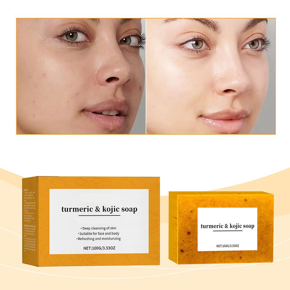 100g Turmeric Hand Made Soap,  - Kojic Acid Soap 评论和价格