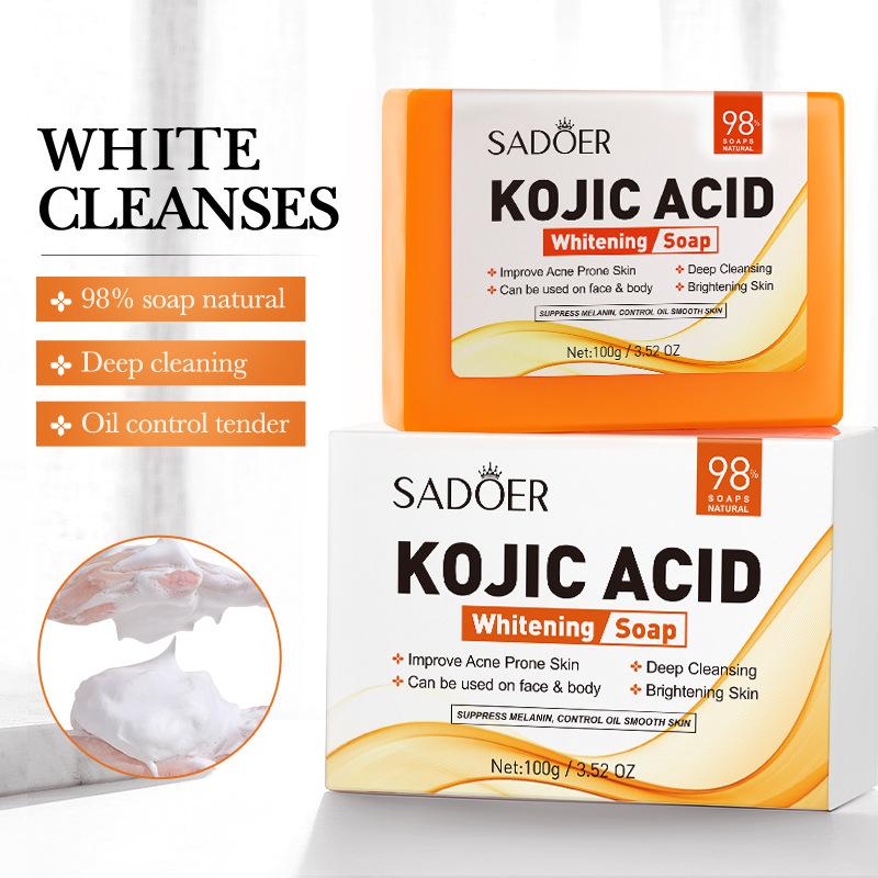 1Pc SADOER Kojic Acid Facial S - Kojic Acid Soap 评论和价格