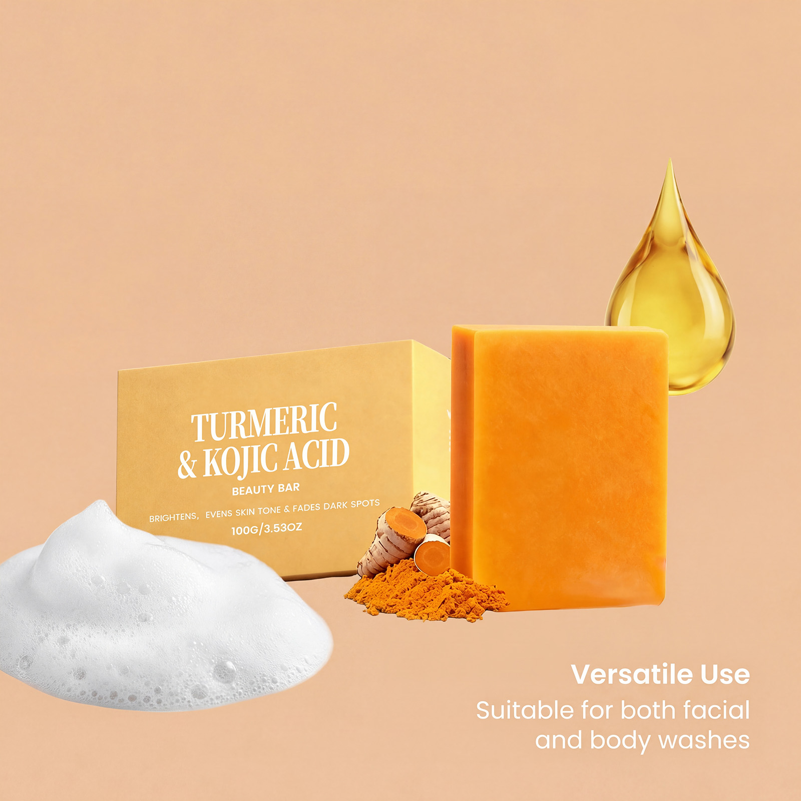 Turmeric Kojic Soap Exfoliatin - Kojic Acid Soap 评论和价格