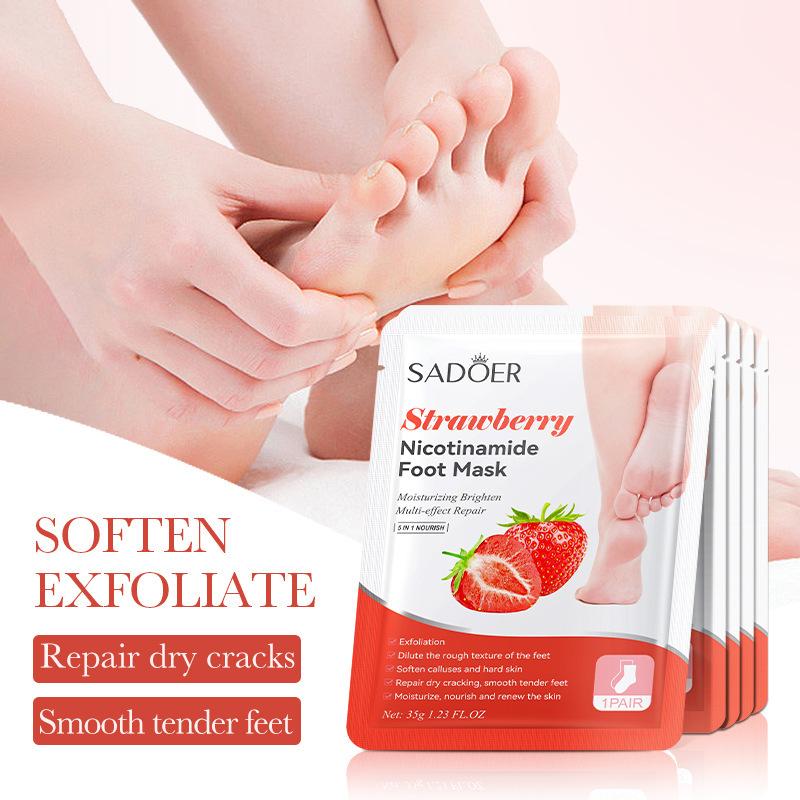 1 Pairs SADOER Fruits Foot Mas - Skincare Viral Tiktok 评论和价格