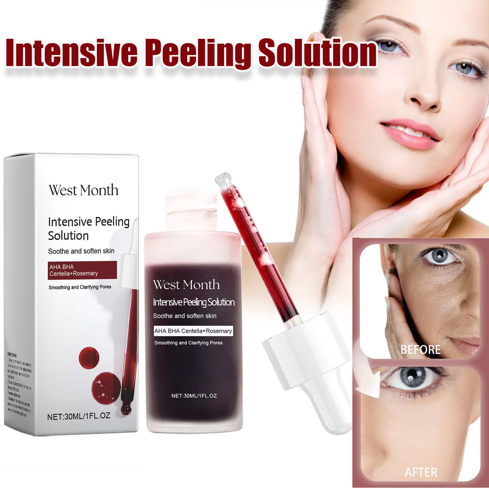 Peeling Face Serum Anti Acne B - Centella Asiatica Toner 评论和价格